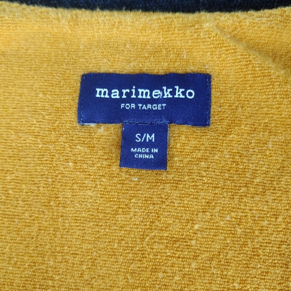 Marimekko Target Terry Poncho Cover Up S/M Beachy Orange Purple - Picture 4 of 6